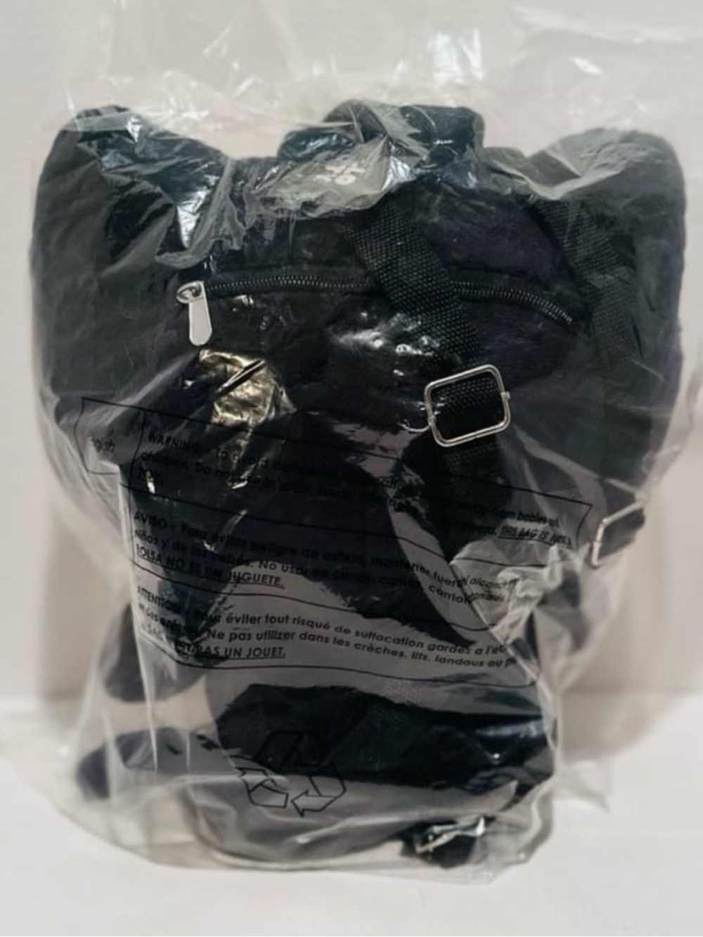 Hello Kitty NWT Halloween Cat Plush 14” Backpack - Picture 3 of 8